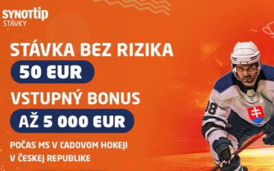 Bonus k MS v hokeji: Stávka bez rizika až 50€